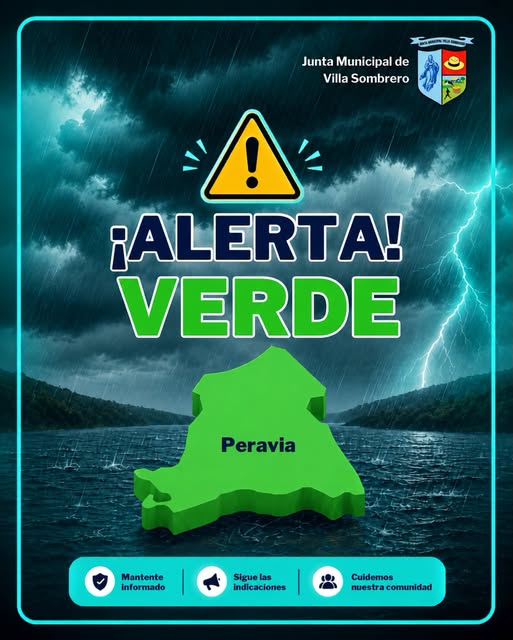 PERAVIA EN ALERTA VERDE