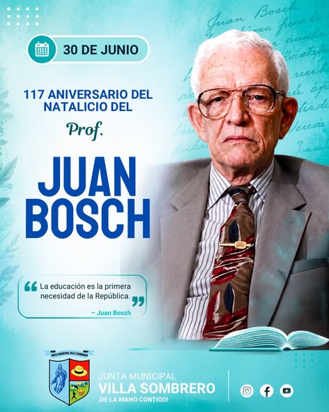 Efemérides del 30 de junio | Hoy conmemoramos dos fechas de gran significado para la historia y la educación dominicana: